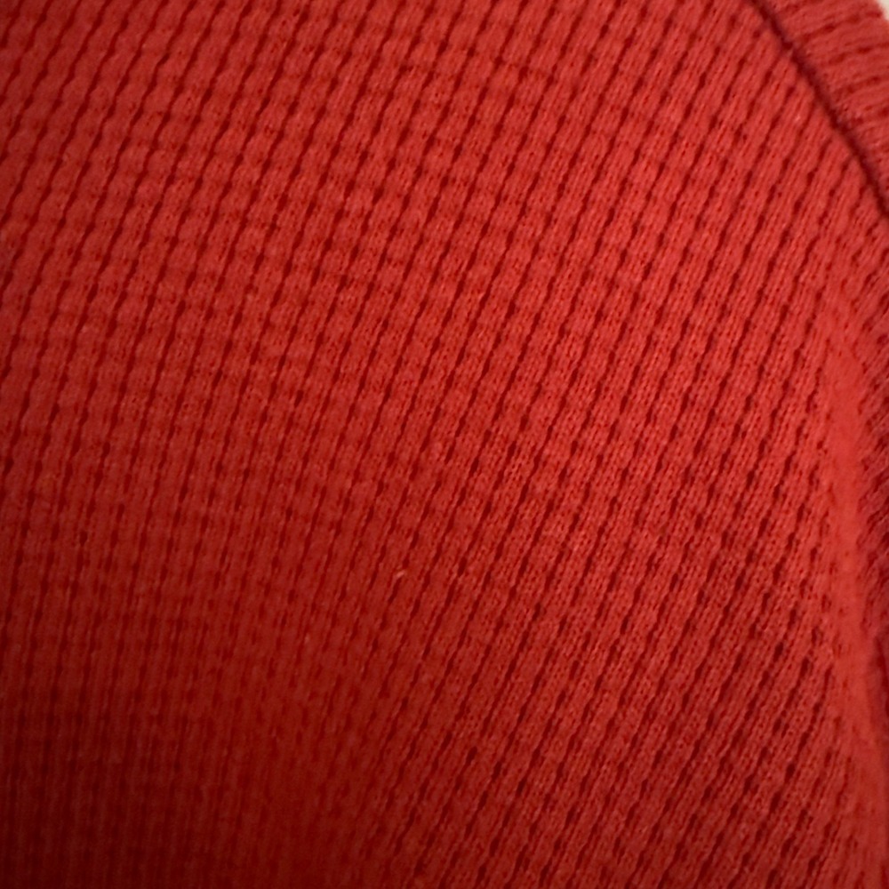 NEW! Puma Waffle Knit Hoodie Pullover Youth Large 14-16 Red Heavyweight NWT - Picture 3 of 9